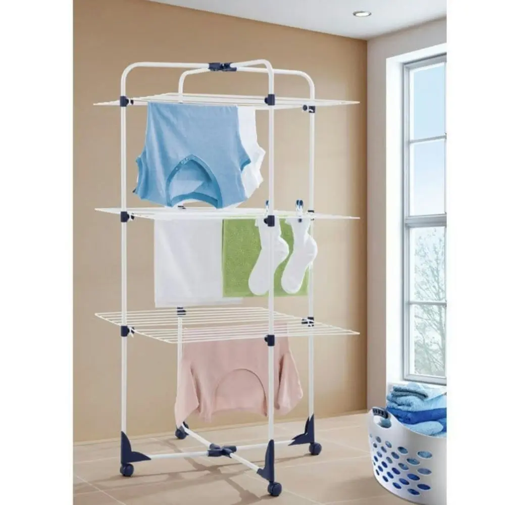 Leifheit Classic 270 Tower Free Standing Clothes Laundry Dryer Rack 27M | Indoor Outdoor