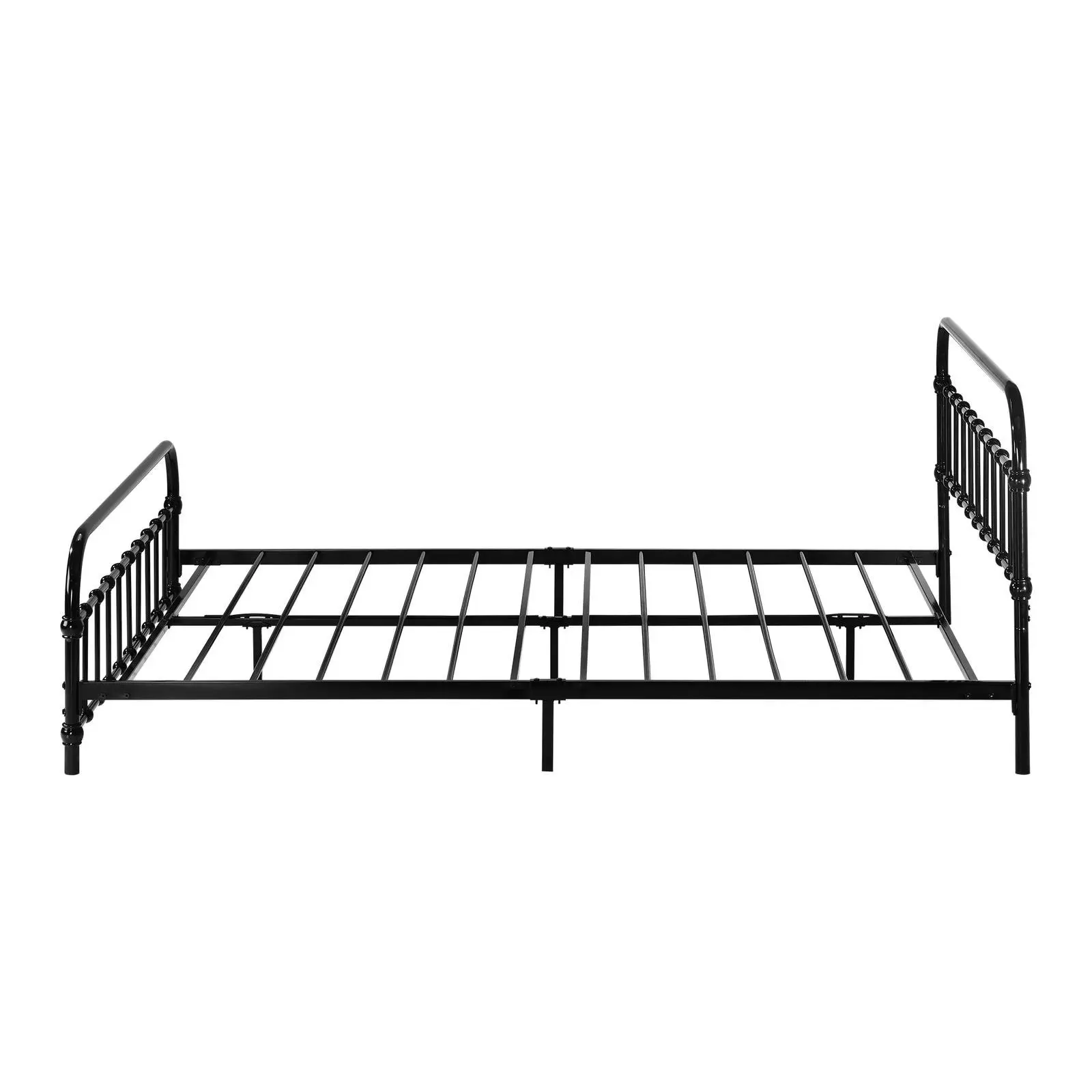 Oikiture Metal Bed Frame Queen Size Bed Base Platform