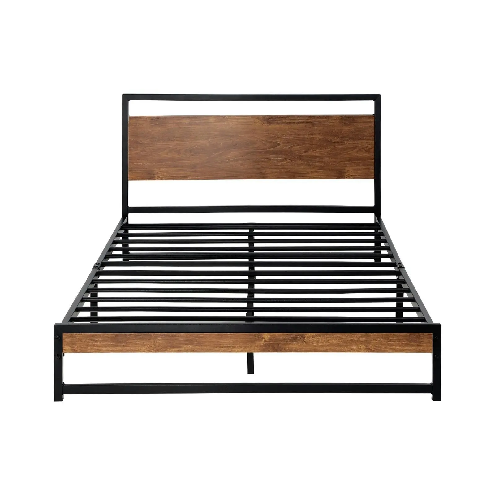 Oikiture Metal Bed Frame King Single Size Beds Base Platform Wood