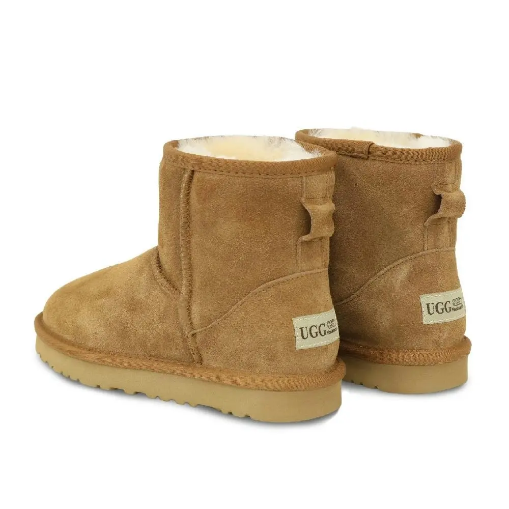 UGG Woolcomfort Classic Mini Boots Premium Australian Sheepskin Chestnut