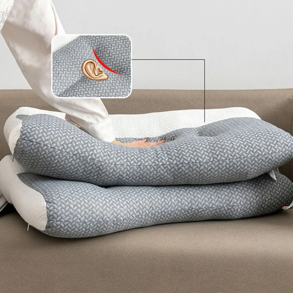 Australian Made Ergonomic Pillow Adjustable Contour Orthopedic Cervical Bed Pillow