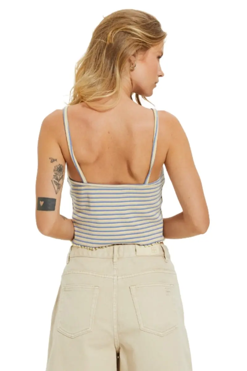 Stussy | Womens Indiana Fluted Tank (Lemon)