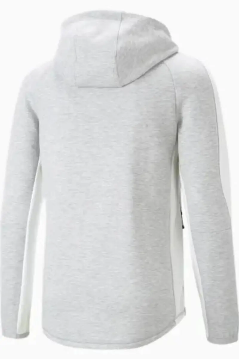 Puma | Mens Evostripe Core Fz Hoodie (Medium Gray)