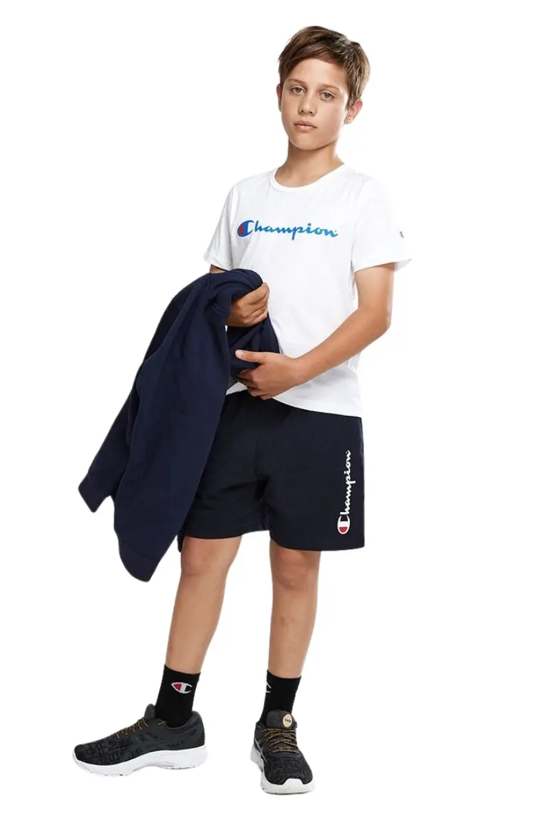 Champion | Boys Script Jersey Short (Navy)