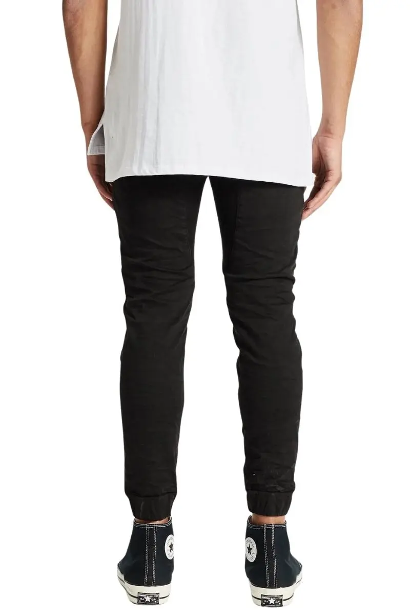 Kiss Chacey KSCY | Mens Hydra Denim Jogger (Jet Black)