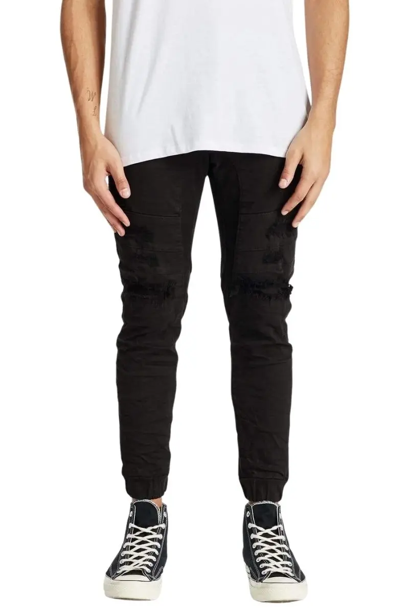 Kiss Chacey KSCY | Mens Hydra Denim Jogger (Jet Black)