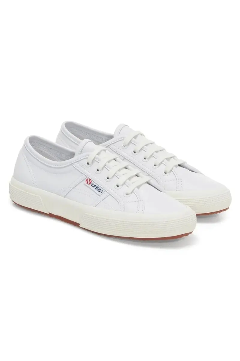 Superga | Unisex 2750 Vegan Faux Leather (White)