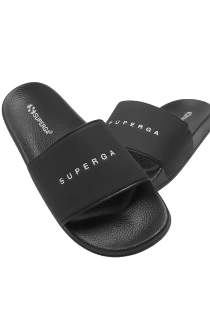 Superga | Unisex Polysoft Slides (Black)