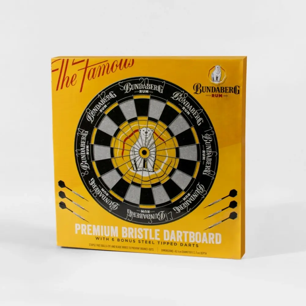 Bundy Dartboard With 6 Darts