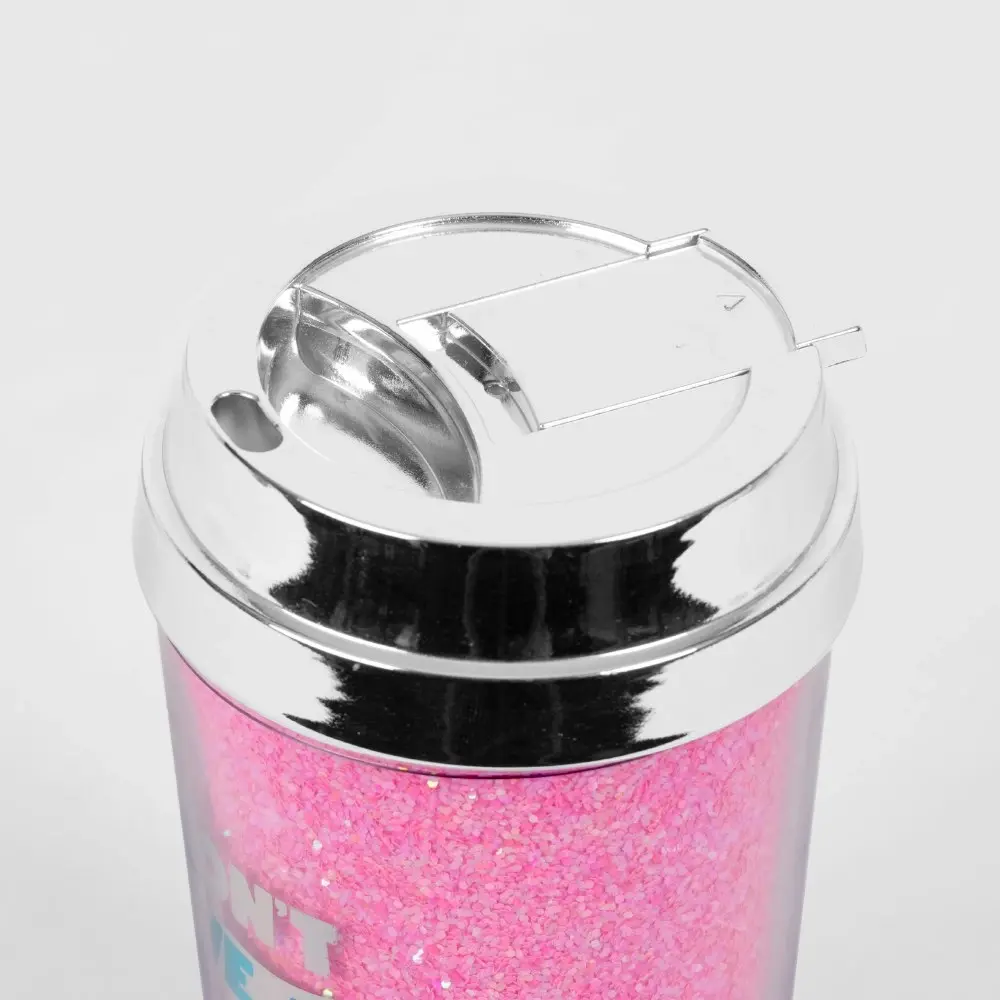 Glitter Cup 360mL Girls Are Drinking Again Multi Raspberry