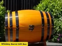 Refined Gifts Whiskey Barrel Gift Box