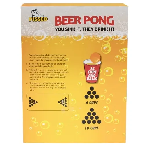 Pissed Beer Pong 24 Cups