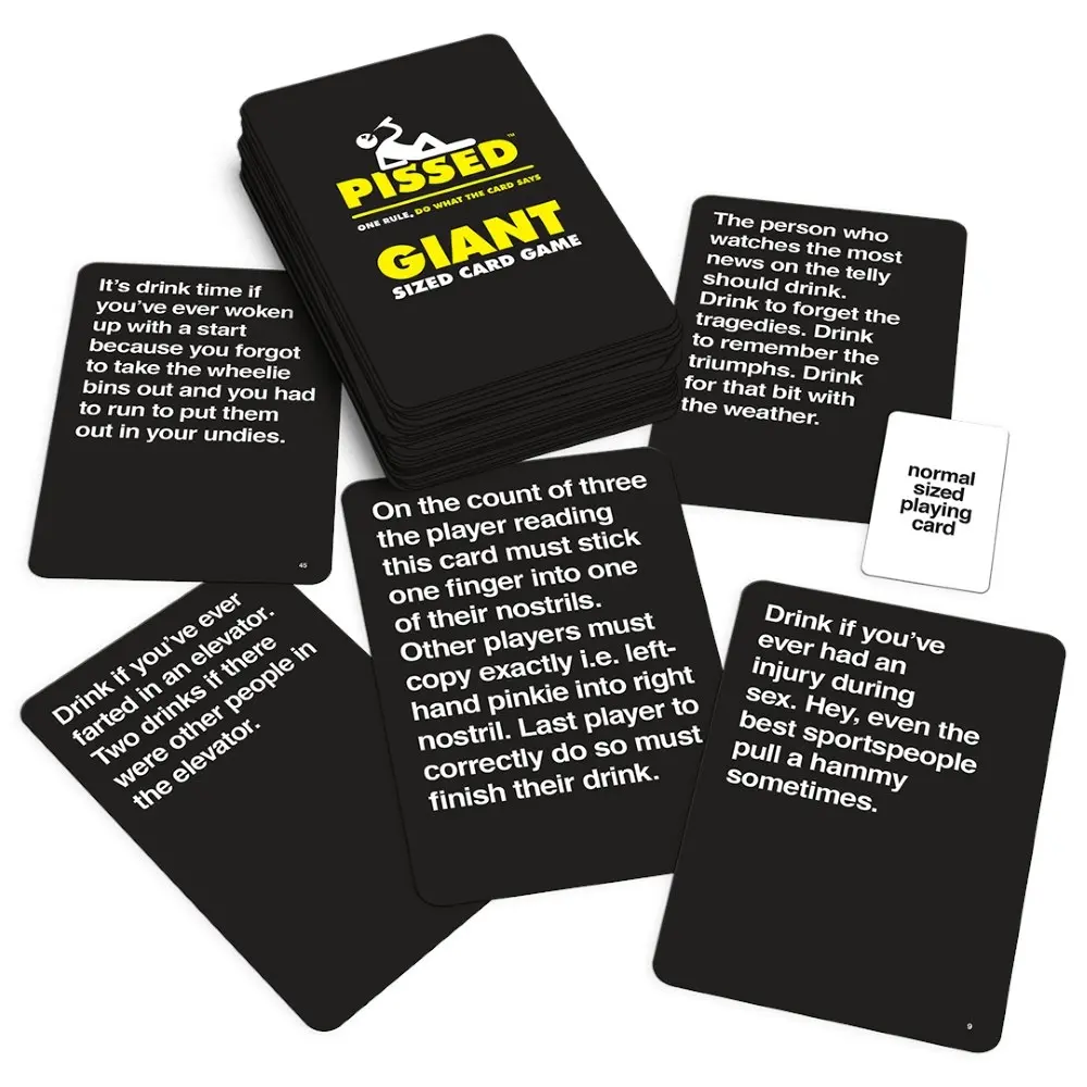 Pissed Giant Card Game