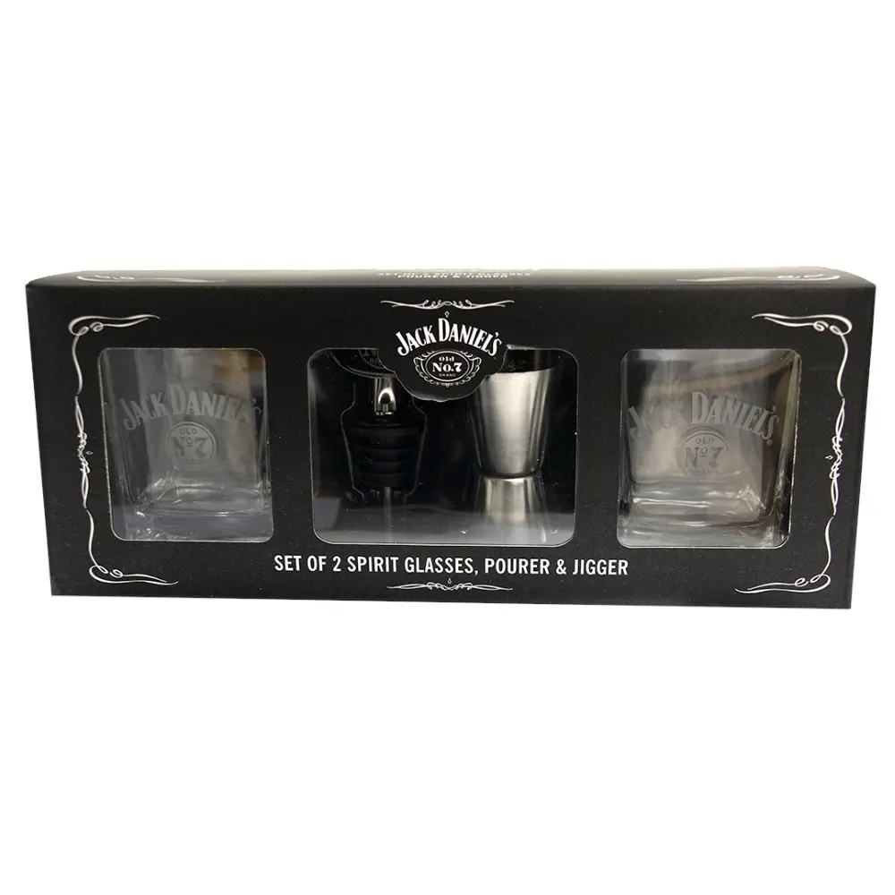 Jack Daniel's Pourer, Jigger & Glasses Set