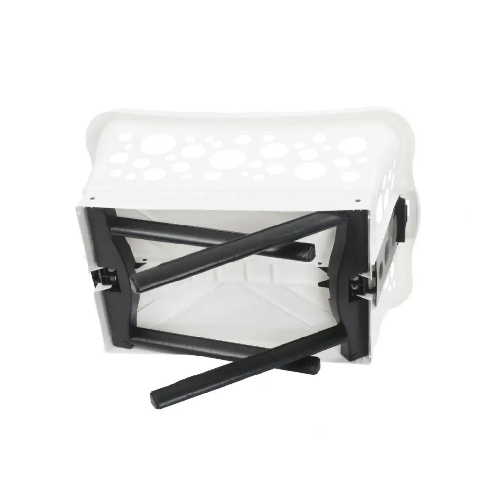 White Magic Laundry Baskets With Foldable Legs 50l