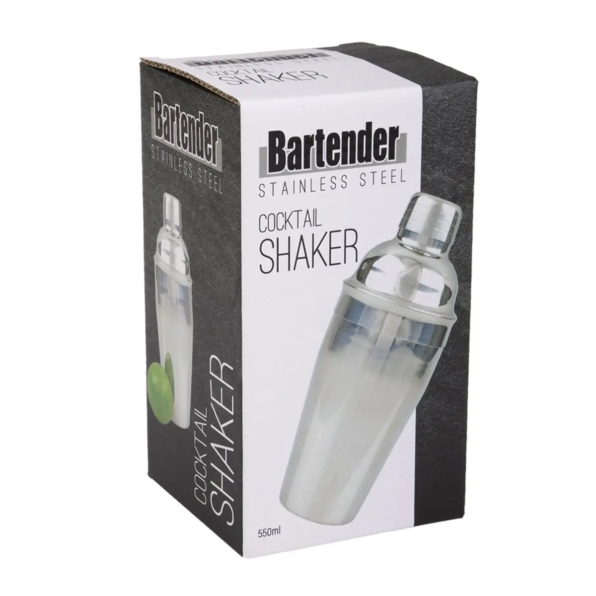 Bartender STAINLESS STEEL COCKTAIL SHAKER 550ml