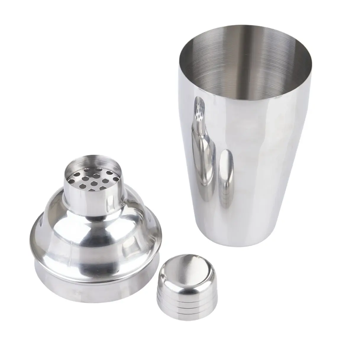 Bartender 3 PIECE STAINLESS STEEL COCKTAIL SET - 550ml