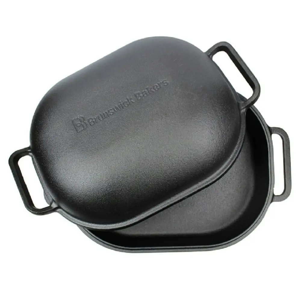 BRUNSWICK BAKERS PRE-SEASONED CAST IRON BREAD BAKING PAN 39 x 26cm