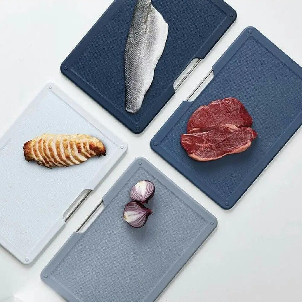 Joseph Joseph Folio 4 Piece Regular Chopping Board Set Graphite