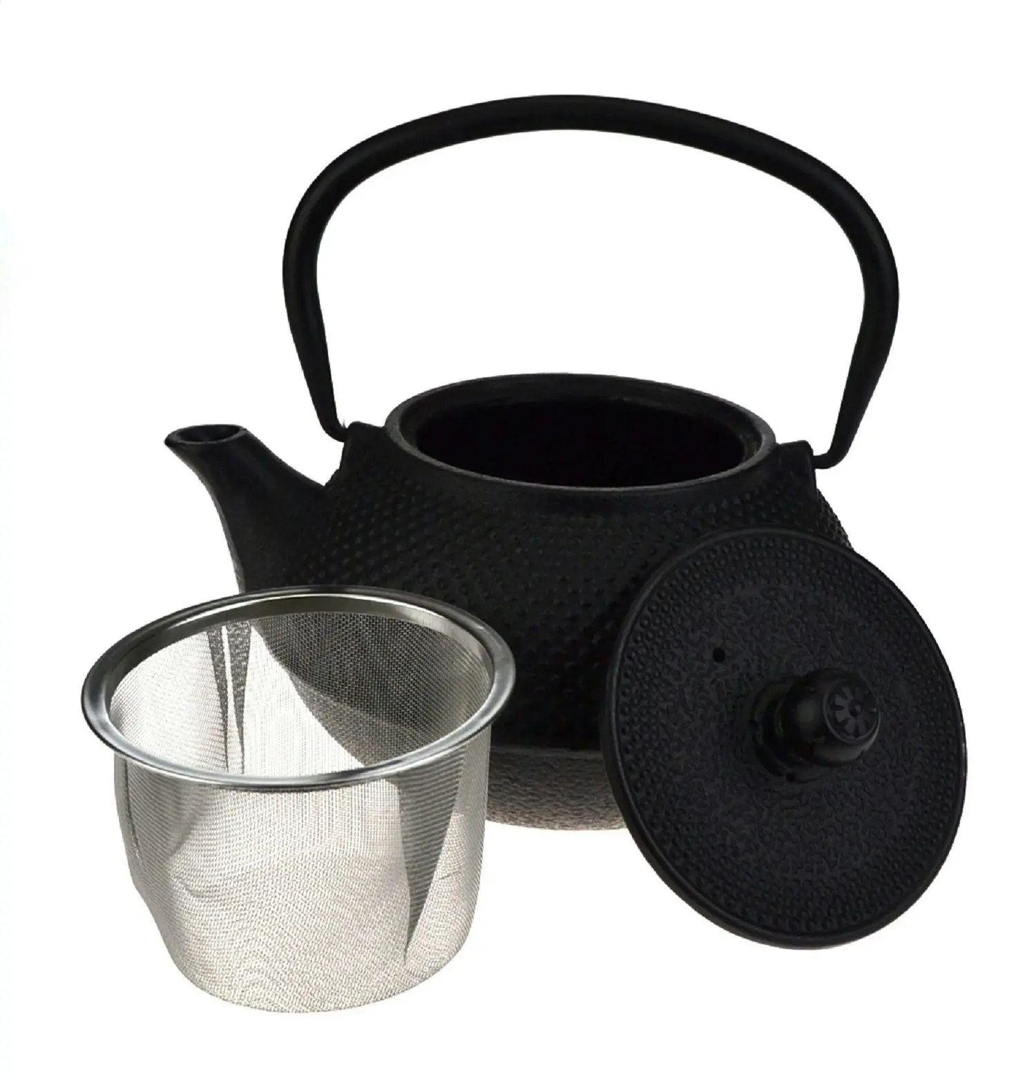 Teaology CAST IRON TEAPOT - FINE HOBNAIL BLACK 800ml