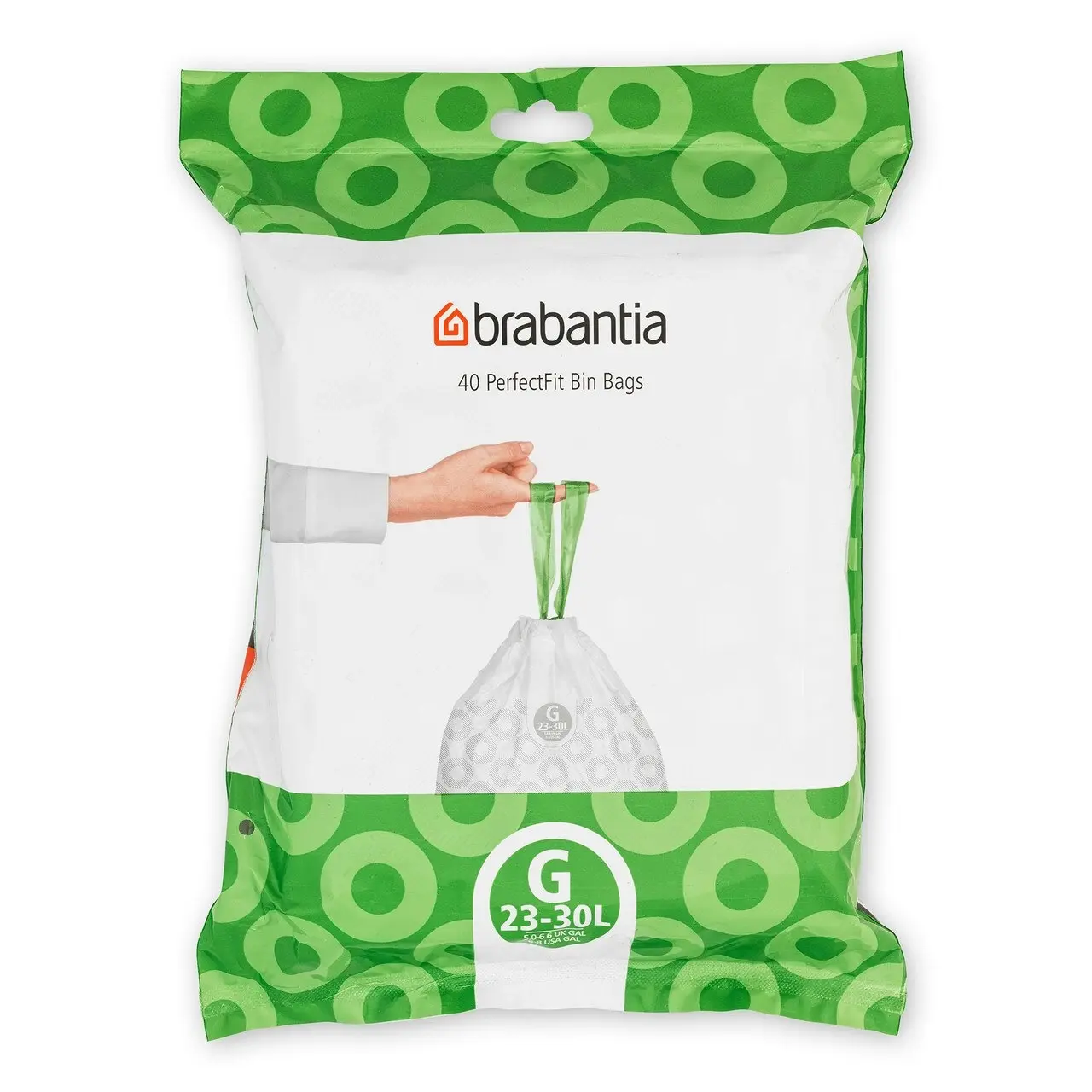 Brabantia Bin Liners G 23 30 Litre   40 Waste Bags