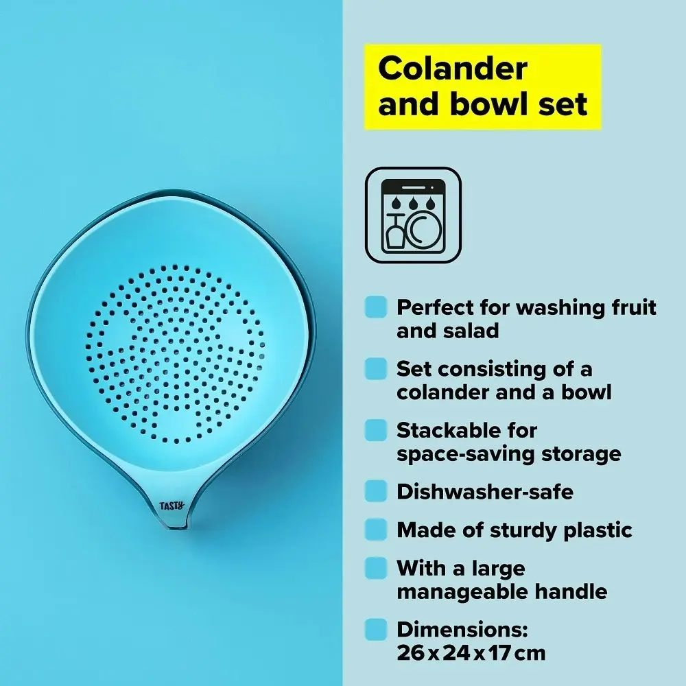 Tasty 2 Piece Colander Set