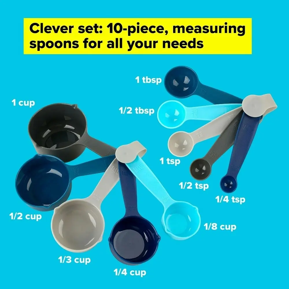 Tasty Measuring Cup And Spoon 10 Piece Set