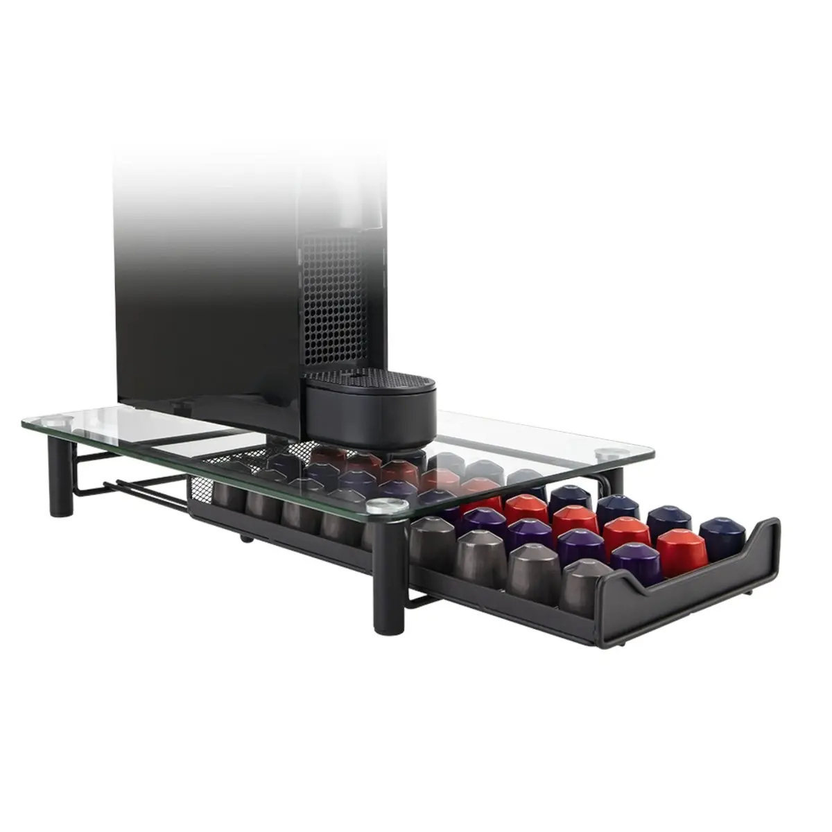 Casabarista Coffee Machine Stand With 36 Capsule Drawer