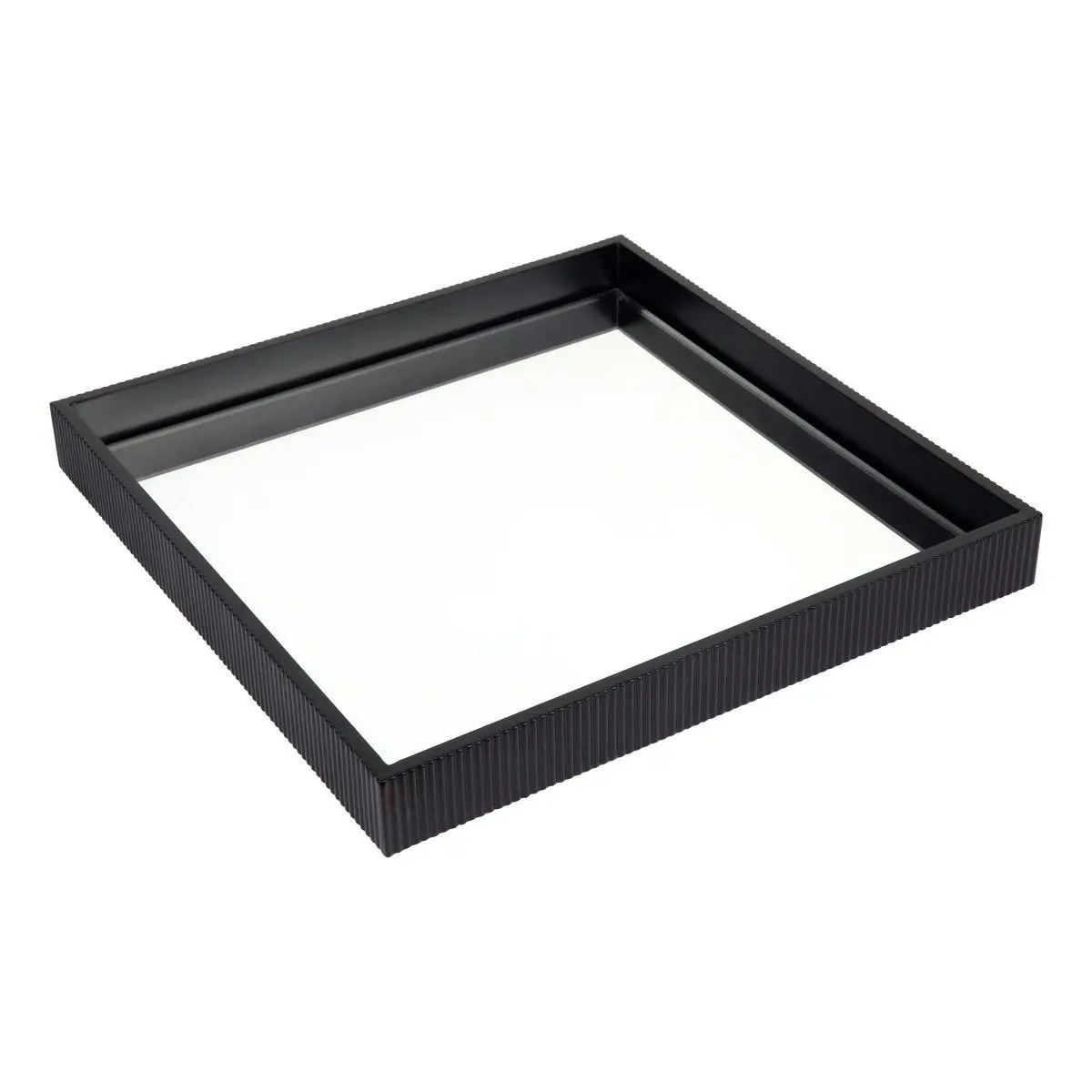 Miles Mirrored Tray - Medium Black