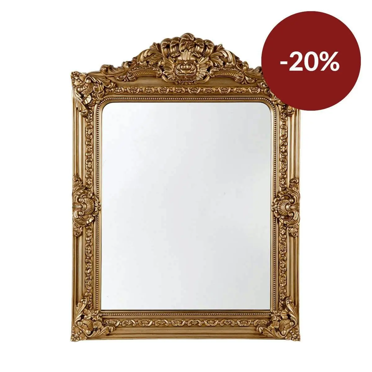 Elizabeth Wall Mirror - Antique Gold