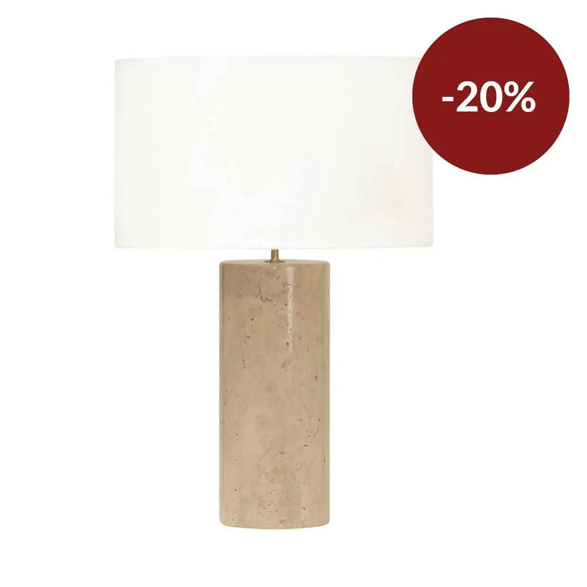 Pisano Travertine Table Lamp