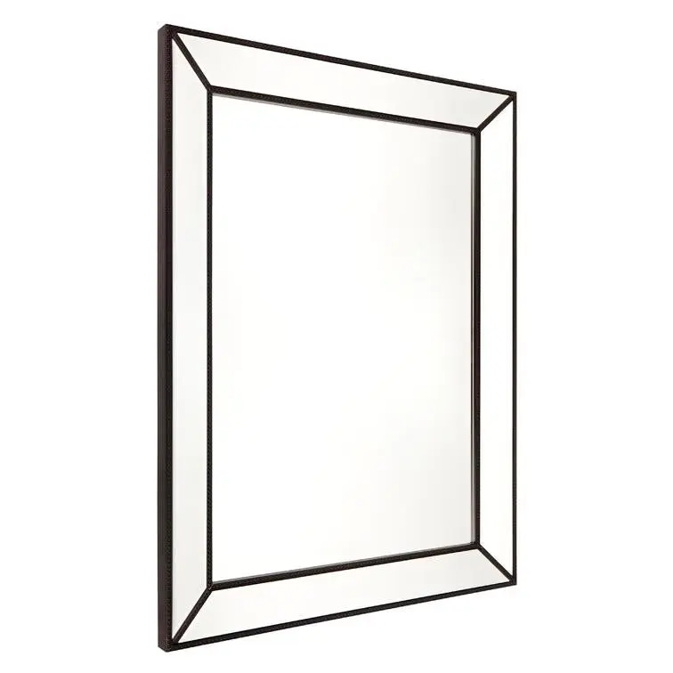 Zeta Wall Mirror - Large Black