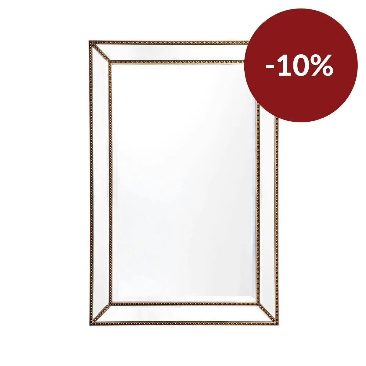 Zeta Wall Mirror - Medium Antique Gold