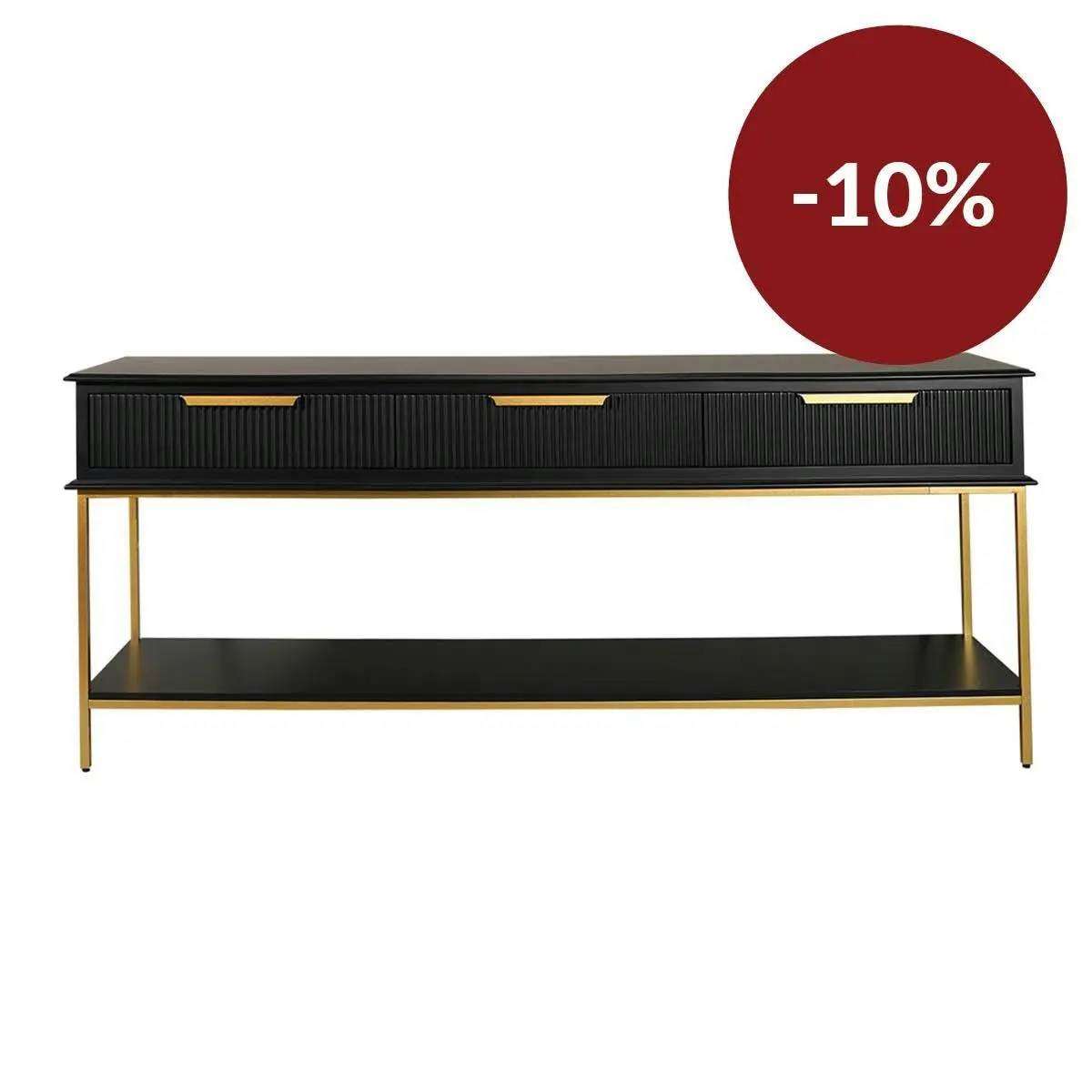 Aimee Console Table - Large Black