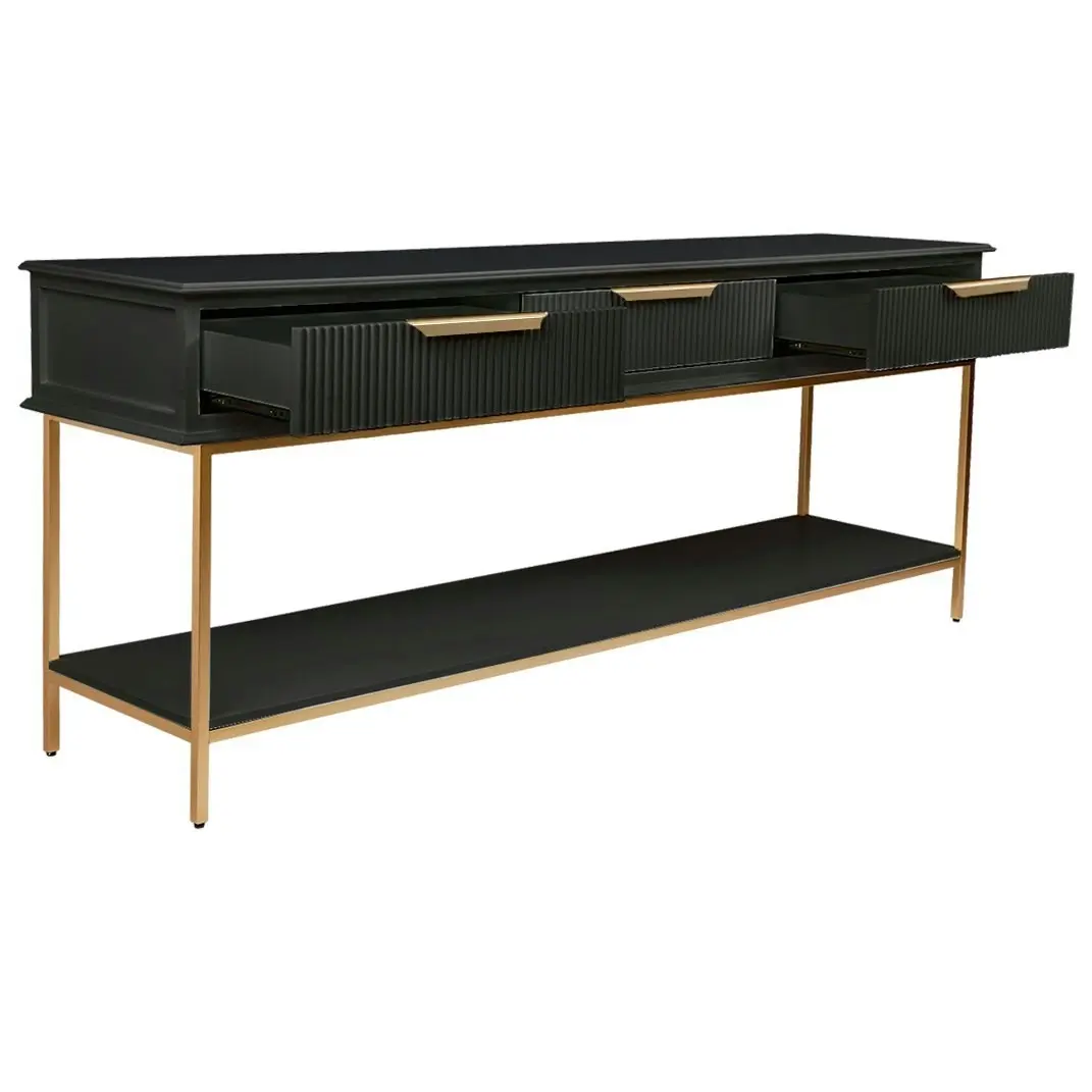 Aimee Console Table - Large Black