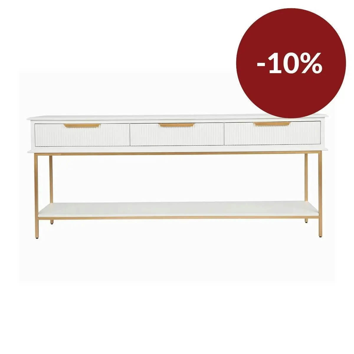 Aimee Console Table - Large White