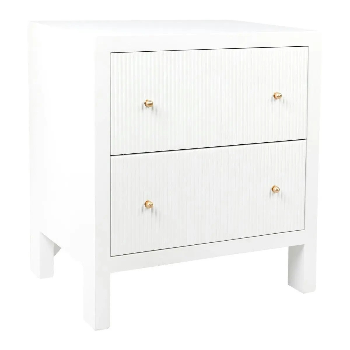 Ariana Bedside Table - Large White