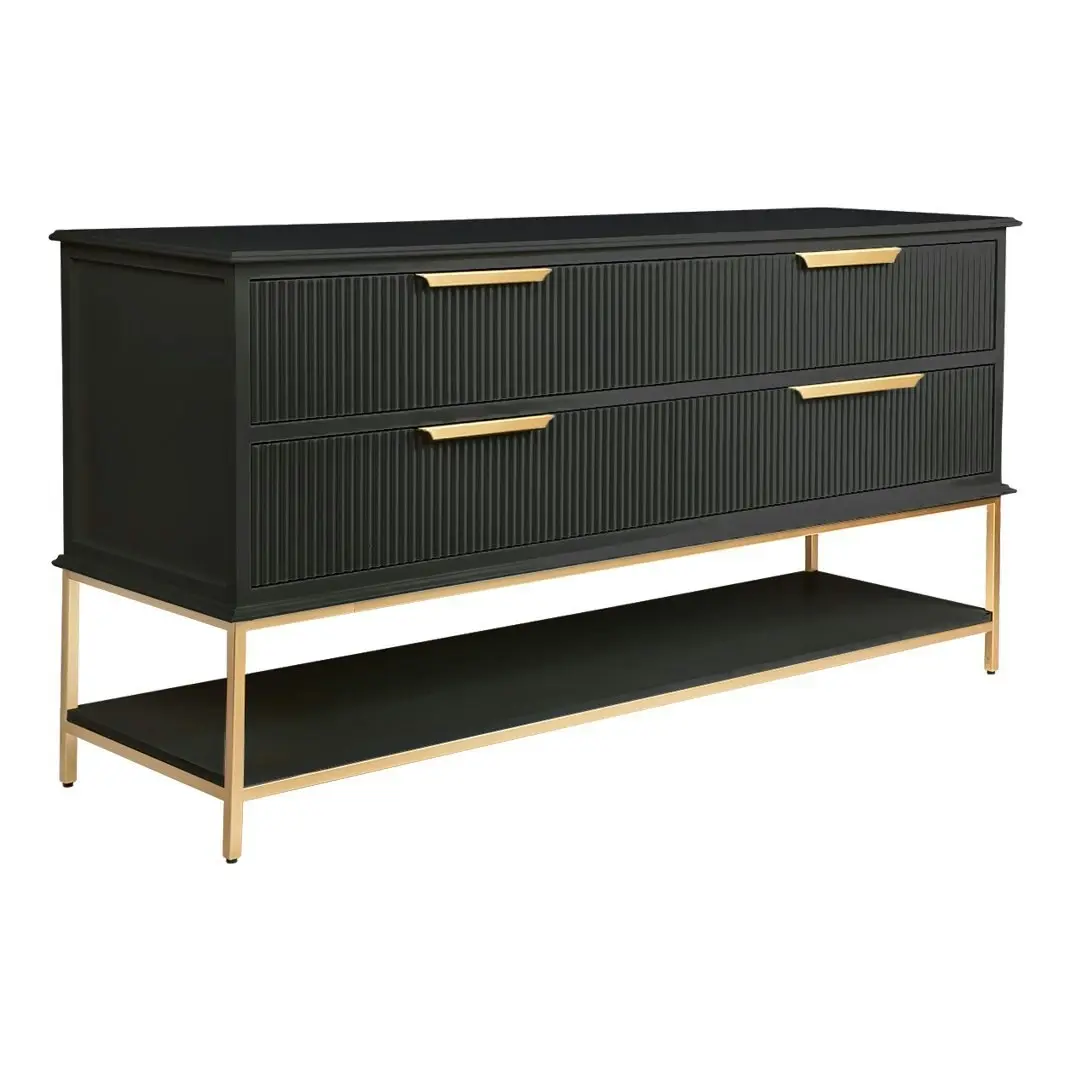 Aimee 4 Drawer Chest - Black