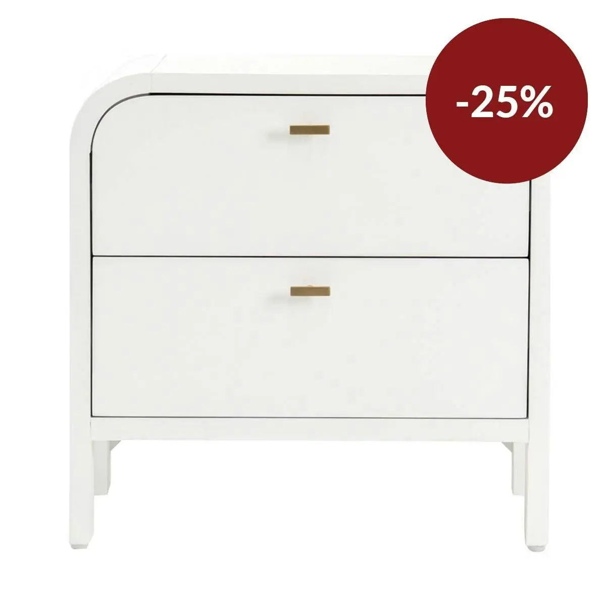 Chisholm Bedside Table - White