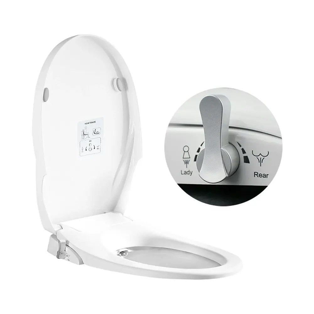 Simplus Smart Electric Bidet Toilet Seat Cover Electronic Seats Paper Saving Auto Wash w Remote