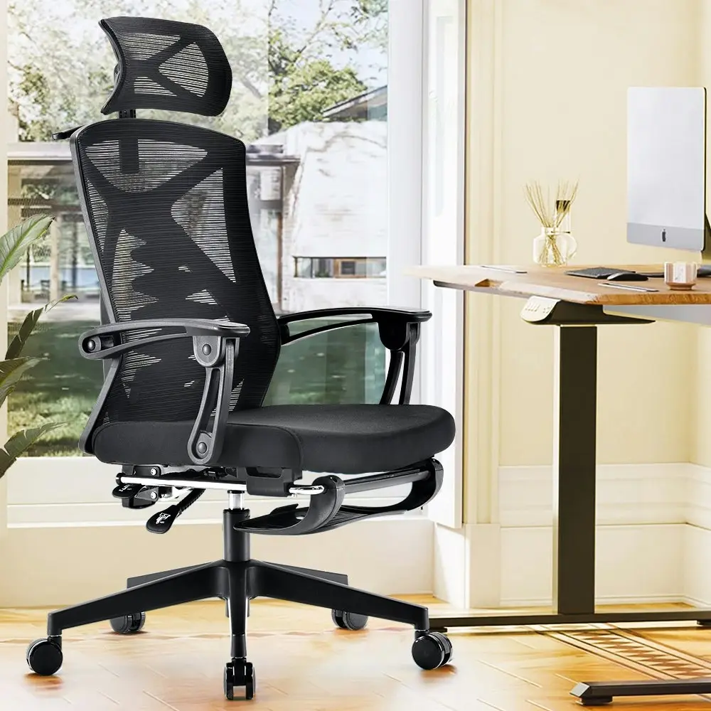 Furb M92 Ergonomic Office Chair Executive Chair Breathable Mesh Black