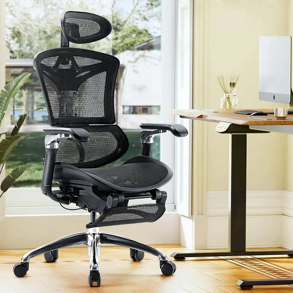 Furb M97 Ergonomic Office Chair Executive Chair Breathable Mesh Black