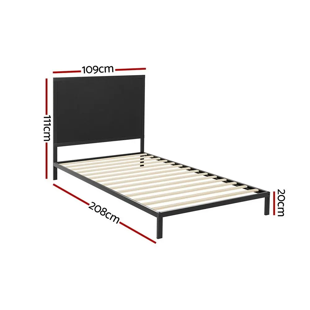 Artiss Bed Frame King Single Size Metal Frame PADA