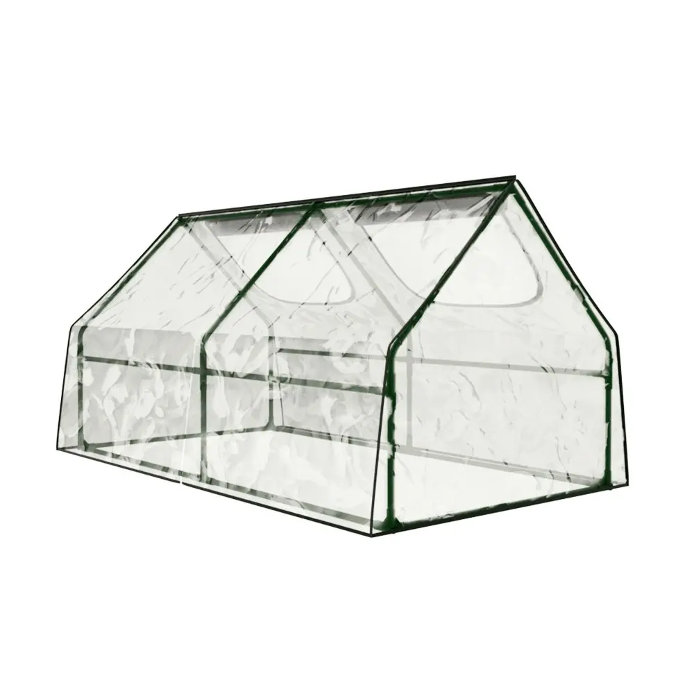 Greenfingers Greenhouse Flower Garden Shed PVC Cover Frame Film Tunnel Green House 180x90cm