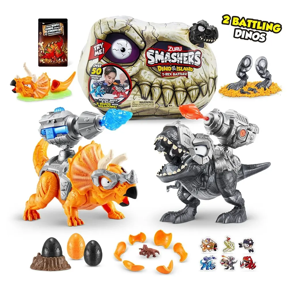 Smashers Dino Island T-Rex Battle Playset