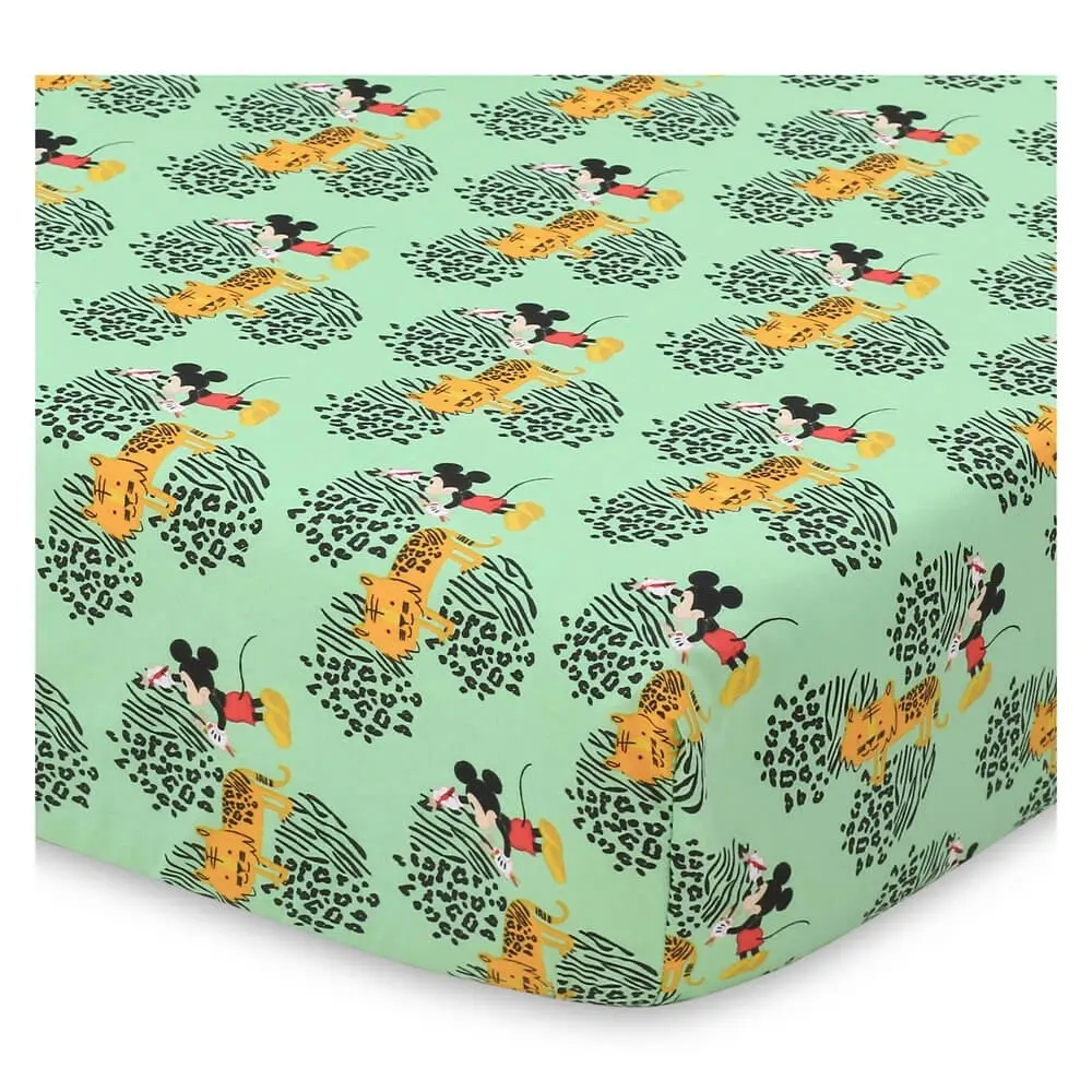 Disney Baby Mickey Doodle Zoo Fitted Sheet