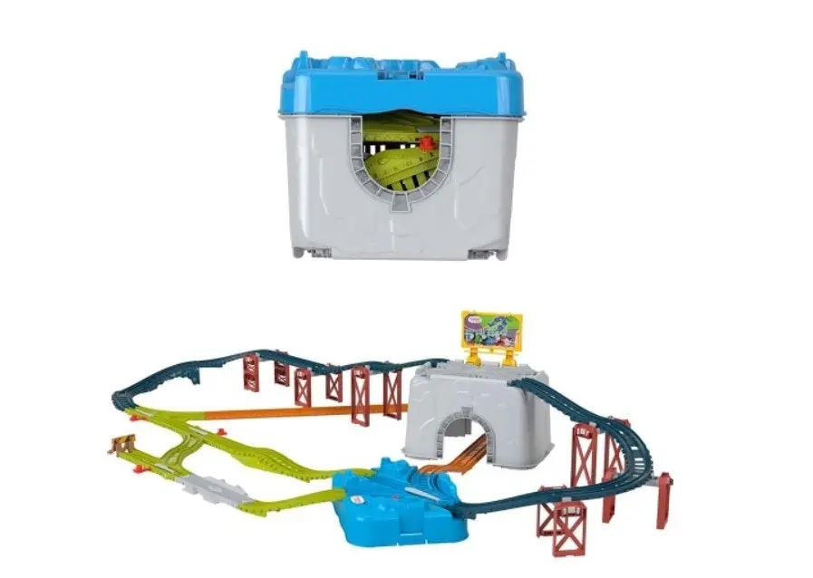 Thomas And Friends Toy Train Tracks Set, Connect Build Bucket