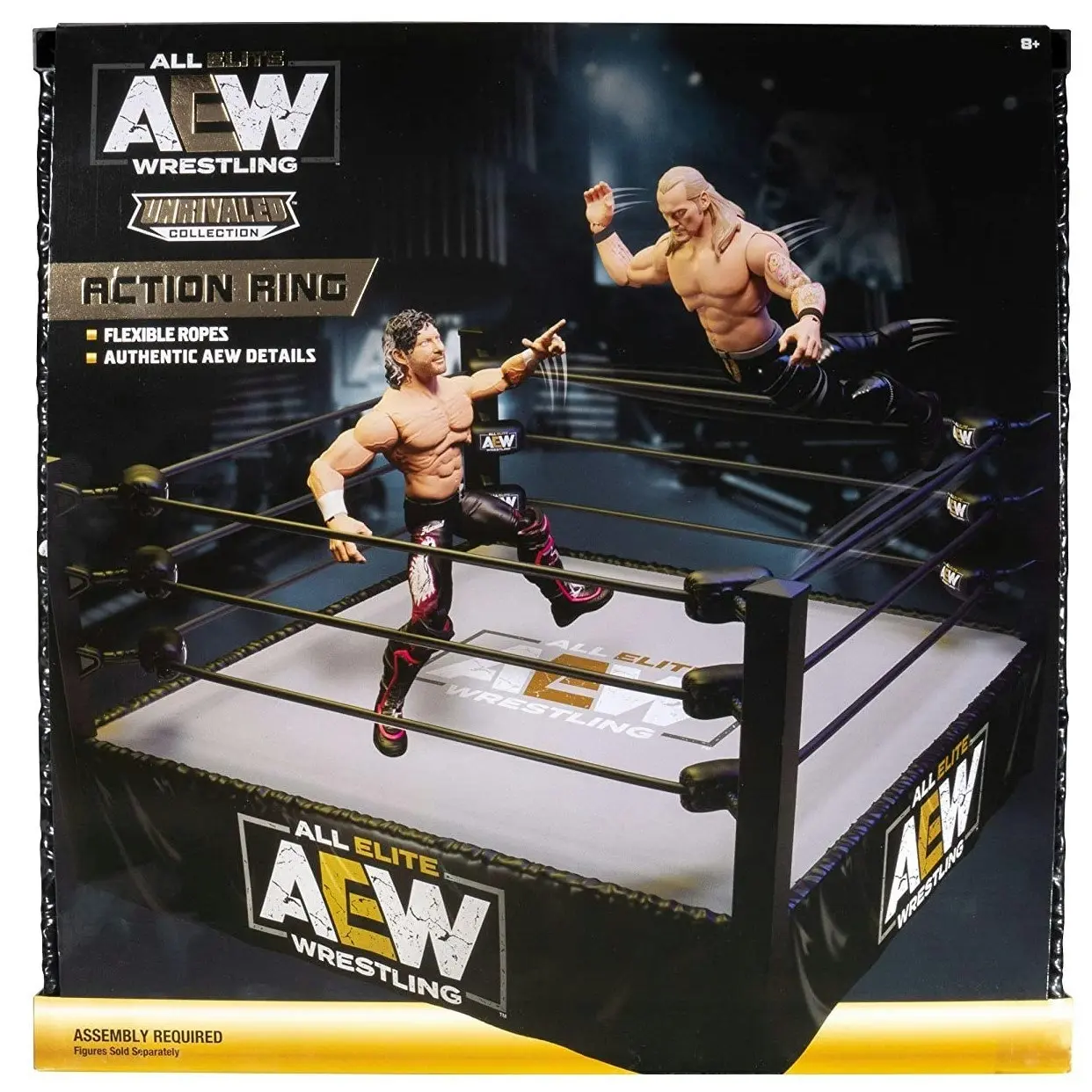 AEW - Medium Playset (Unrivaled Figure and Core Wrestling Ring)