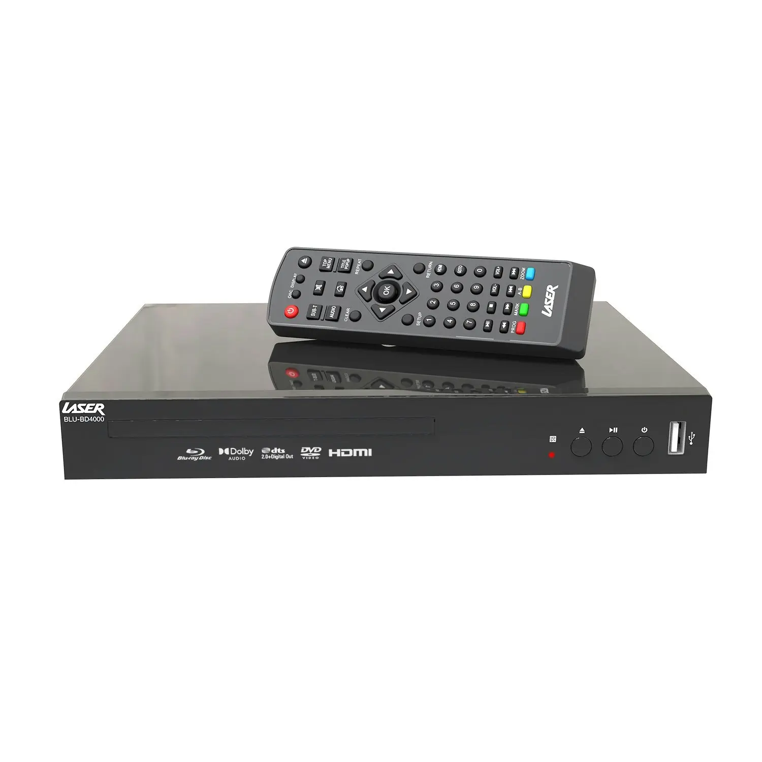 Laser HDMI 7.1 Surround Multi-Region Blu-Ray Player with USB Playback