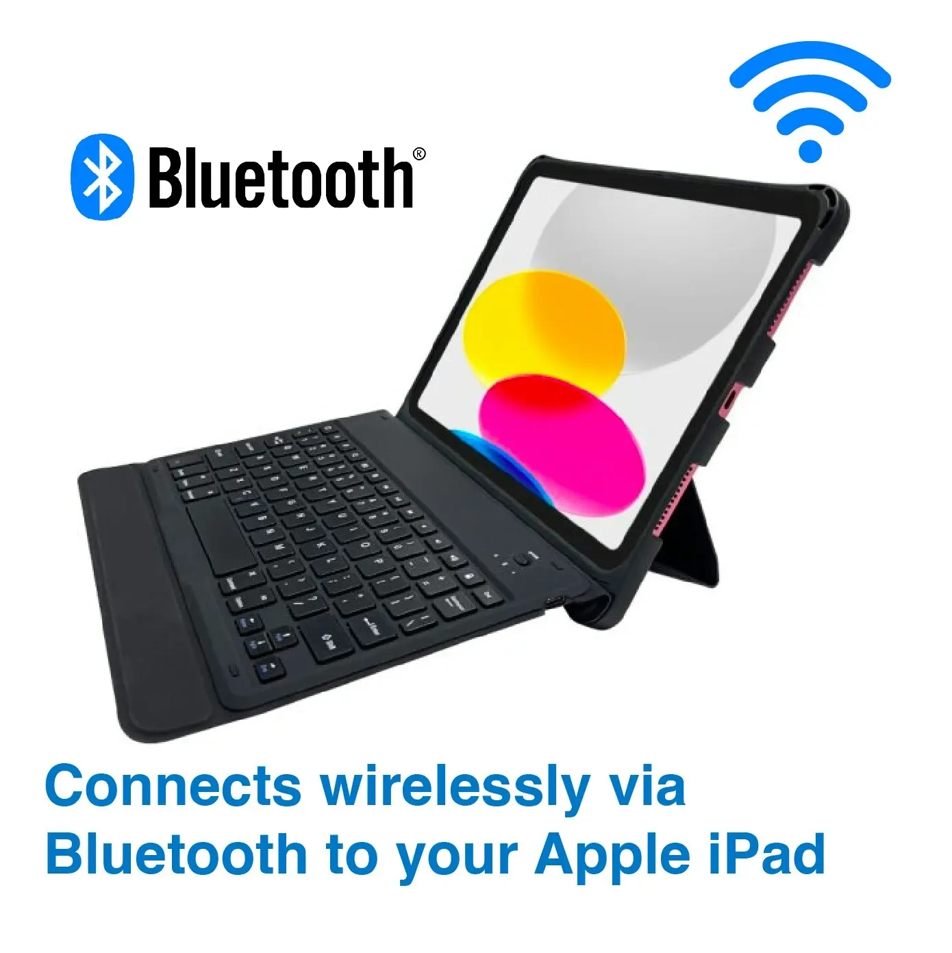 Laser Bluetooth Keyboard Case for iPad 10.9" - Sleek & Protective